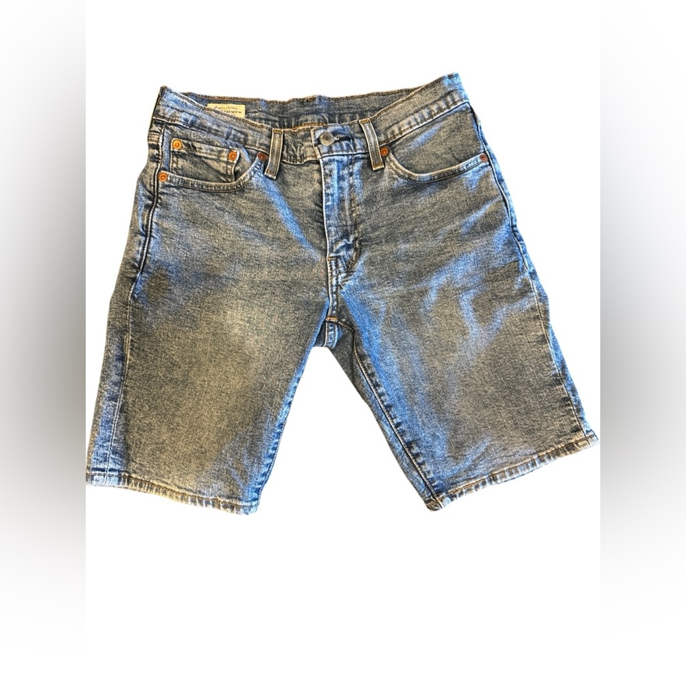 📍Vintage Levis 511 Blue Y2K 2000s Premium Jean Shorts Sz W28